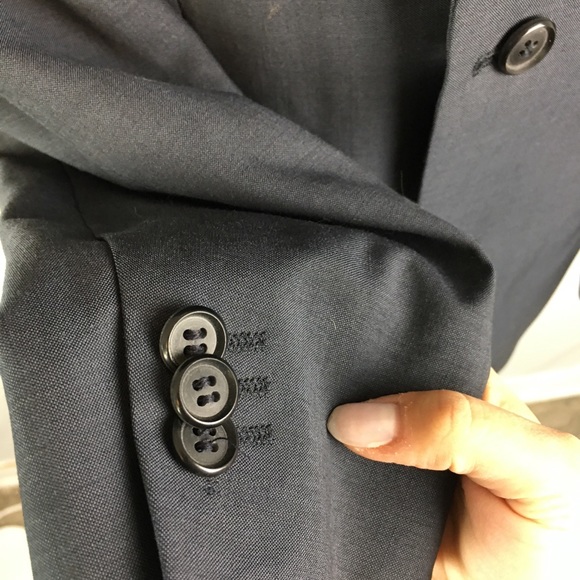 TIGER OF SWEDEN Classic Navy Blazer 100% Wool 48 - Picture 3 of 13